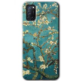 Oppo A72 Almond Blossom Baskılı Uyumlu Silikon Kılıf