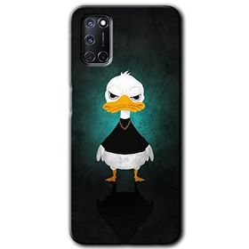 Oppo A72 Angry Duck Baskılı Uyumlu Silikon Kılıf