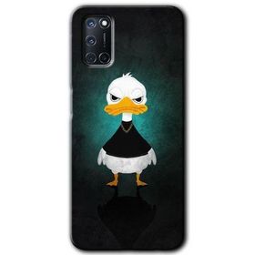 Oppo A72 Angry Duck Baskılı Uyumlu Silikon Kılıf