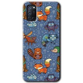 Oppo A72 Animals Funny Baskılı Uyumlu Silikon Kılıf