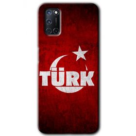 Oppo A72 Ayyıldız Türk Baskılı Uyumlu Silikon Kılıf