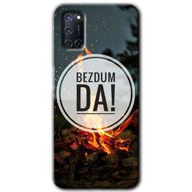 Oppo A72 Bezdum Da Baskılı Uyumlu Silikon Kılıf