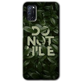 Oppo A72 Do Not Hide Baskılı Uyumlu Silikon Kılıf