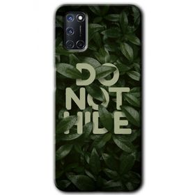 Oppo A72 Do Not Hide Baskılı Uyumlu Silikon Kılıf