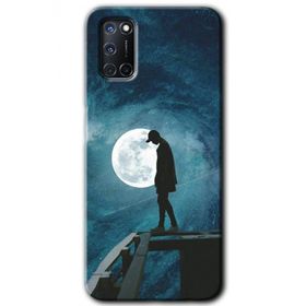 Oppo A72 Dolunay Yalnızlık Baskılı Uyumlu Silikon Kılıf