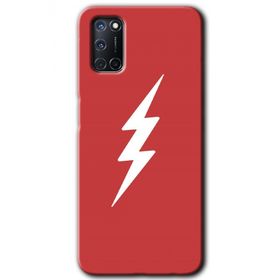 Oppo A72 Flash Logo Baskılı Uyumlu Silikon Kılıf