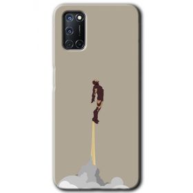 Oppo A72 İronman Airport Baskılı Uyumlu Silikon Kılıf