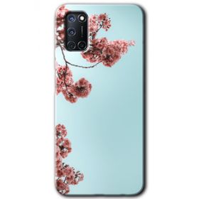 Oppo A72 Japon Çiçeği Baskılı Uyumlu Silikon Kılıf