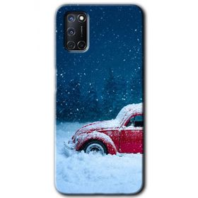 Oppo A72 Karlı Vosvos Baskılı Uyumlu Silikon Kılıf