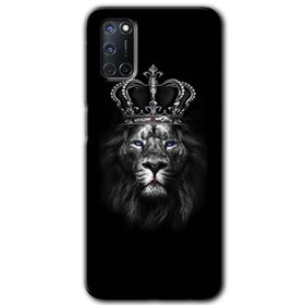 Oppo A72 King Lion Baskılı Uyumlu Silikon Kılıf