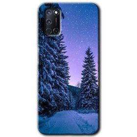Oppo A72 Kış Manzarası Baskılı Uyumlu Silikon Kılıf