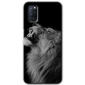 Oppo A72 Lion Baskılı Uyumlu Silikon Kılıf