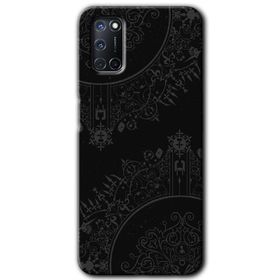 Oppo A72 Liquid Colorfull Baskılı Uyumlu Silikon Kılıf
