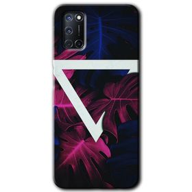 Oppo A72 Liquid Colorfull Baskılı Uyumlu Silikon Kılıf