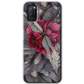 Oppo A72 Liquid Colorfull Baskılı Uyumlu Silikon Kılıf