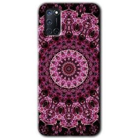 Oppo A72 Mandala Patterns Kaleidoscope Baskılı Uyumlu Silikon Kılıf