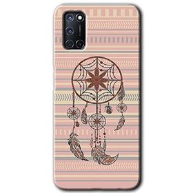 Oppo A72 Mandala Retro Baskılı Uyumlu Silikon Kılıf