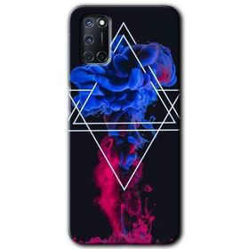 Oppo A72 Mekanik Duman 1 Baskılı Uyumlu Silikon Kılıf
