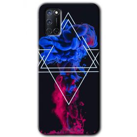 Oppo A72 Mekanik Duman 1 Baskılı Uyumlu Silikon Kılıf