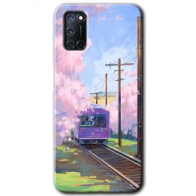 Oppo A72 Rails Paint Baskılı Uyumlu Silikon Kılıf