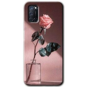 Oppo A72 Retro Gül Baskılı Uyumlu Silikon Kılıf