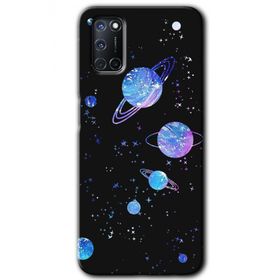 Oppo A72 Samanyolu Galaksi Baskılı Uyumlu Silikon Kılıf
