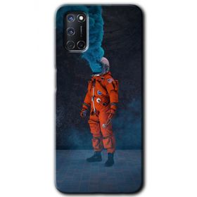 Oppo A72 Smoke Astronot Baskılı Uyumlu Silikon Kılıf
