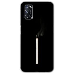 Oppo A72 Sönmüş Kibrit Baskılı Uyumlu Silikon Kılıf