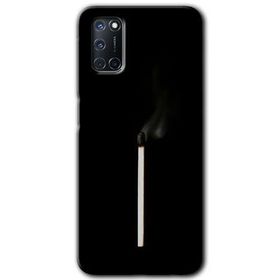 Oppo A72 Sönmüş Kibrit Baskılı Uyumlu Silikon Kılıf