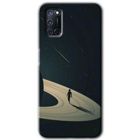 Oppo A72 Space Planet Baskılı Uyumlu Silikon Kılıf