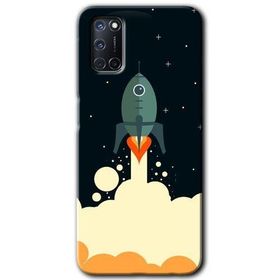 Oppo A72 Space Smoke Baskılı Uyumlu Silikon Kılıf