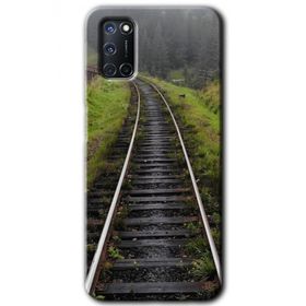 Oppo A72 Tren Yolu Baskılı Uyumlu Silikon Kılıf