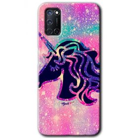 Oppo A72 Unicorn Kristal Baskılı Uyumlu Silikon Kılıf