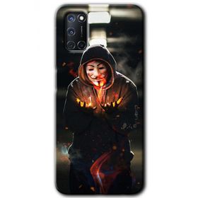 Oppo A72 V for Fire Baskılı Uyumlu Silikon Kılıf