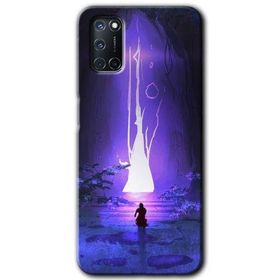Oppo A72 Wanderer Silhouette Baskılı Uyumlu Silikon Kılıf