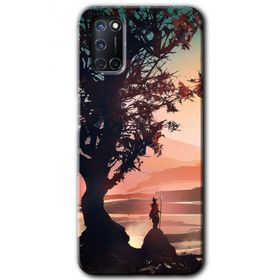 Oppo A72 Yalnız Savaşcı Baskılı Uyumlu Silikon Kılıf