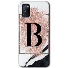 Oppo A72 Yarım Mermer Baskılı Uyumlu Silikon Kılıf