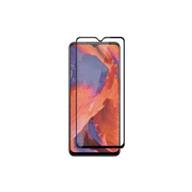Oppo A73 5D Siyah Ekran Koruyucu Tam Kapatan Kenarları Kırılmaya Dayanıklı Cam