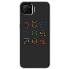 Oppo A73 Avengers Minimalism Baskılı Uyumlu Silikon Kılıf