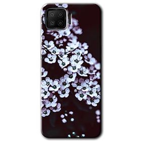 Oppo A73 Beyaz Çiçek Baskılı Uyumlu Silikon Kılıf
