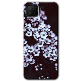 Oppo A73 Beyaz Çiçek Baskılı Uyumlu Silikon Kılıf