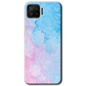 Oppo A73 Blue Art Baskılı Uyumlu Silikon Kılıf