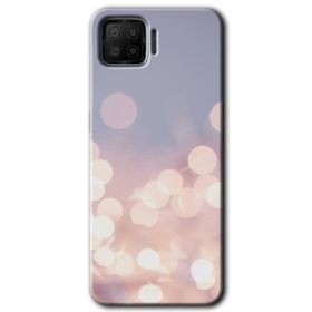 Oppo A73 Blur Lights Baskılı Uyumlu Silikon Kılıf