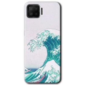Oppo A73 Dalga Baskılı Uyumlu Silikon Kılıf