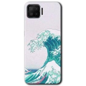 Oppo A73 Dalga Baskılı Uyumlu Silikon Kılıf