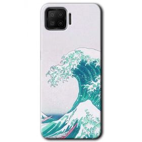 Oppo A73 Dalga Baskılı Uyumlu Silikon Kılıf