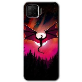 Oppo A73 Dragon Night Baskılı Uyumlu Silikon Kılıf
