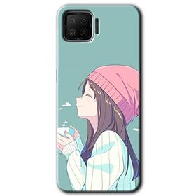 Oppo A73 Happy Girl Baskılı Uyumlu Silikon Kılıf