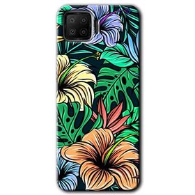 Oppo A73 Hibiscus Flowers Baskılı Uyumlu Silikon Kılıf