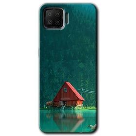 Oppo A73 House In Woods Baskılı Uyumlu Silikon Kılıf